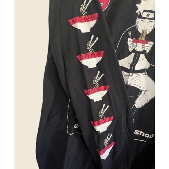 NARUTO SHIPPUDEN Ichiraku Ramen Shop Long Sleeve Graphic T-Shirt Size L - Picture 4 of 7